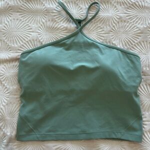 Lululemon Women's Halter Crop Top in Sage Green
